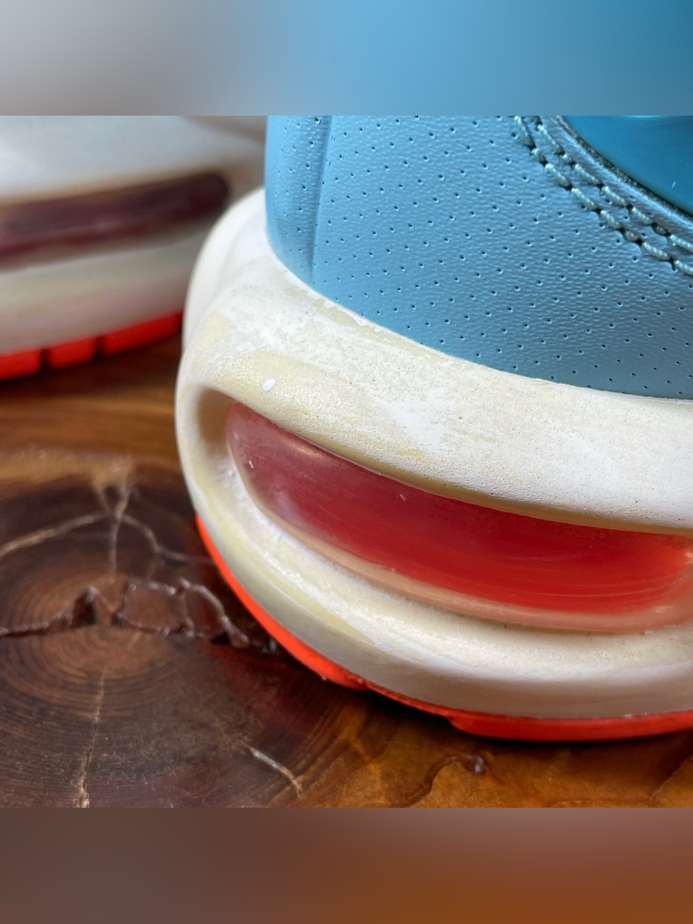 Nike Air Max Plus TN GS Size 6Y / Womens 7.5 White Blue Volt Orange CJ9930-400 - Picture 12 of 16
